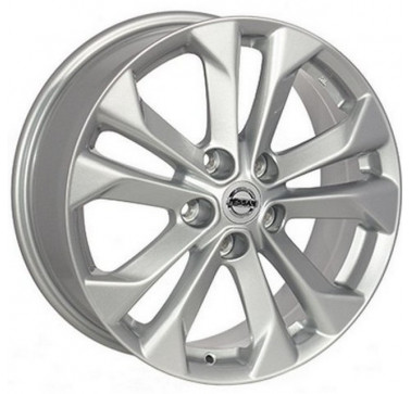 Replica Nissan (TL0264N) W7 R17 PCD5x114.3 ET45 DIA66.1 silver